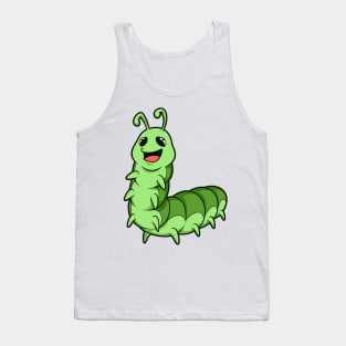 Kawaii caterpilla Tank Top